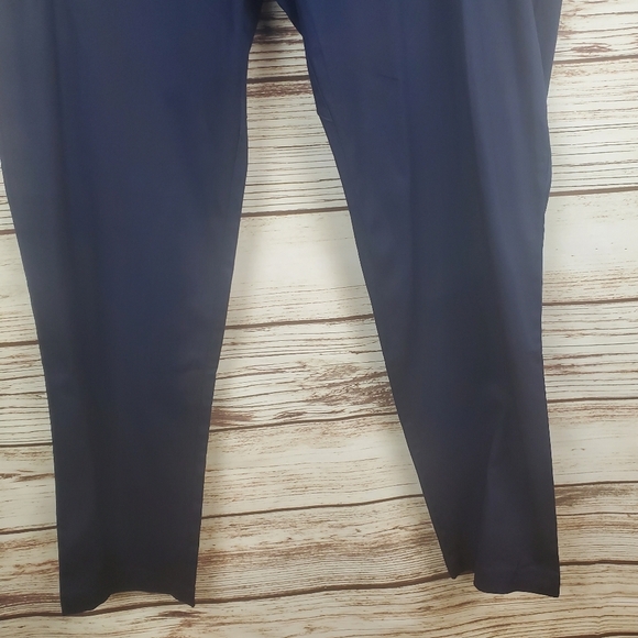 NWT Fabletics Mens 40x30 Slim Fit Navy Blue High Side Chino Pants.          #207 - Picture 3 of 8